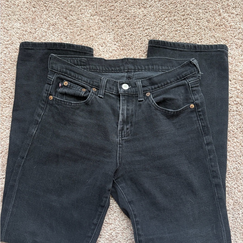 Ralph Lauren Black Straight Leg Jeans